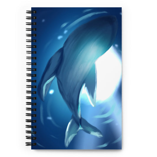 Whale Spiral notebook