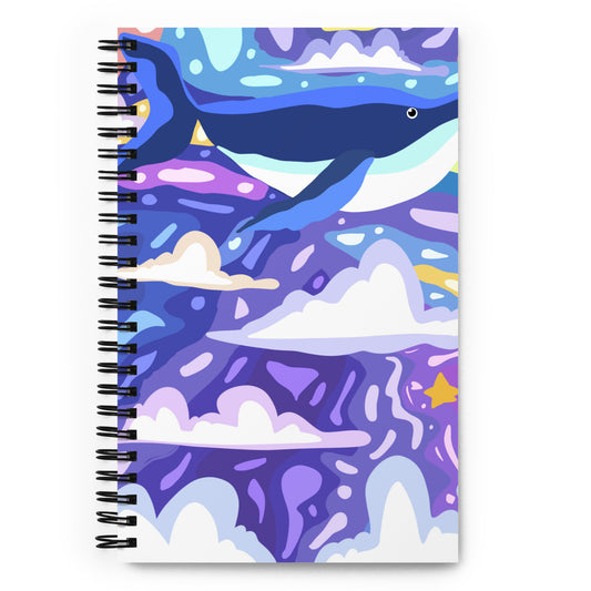 Whale Spiral notebook