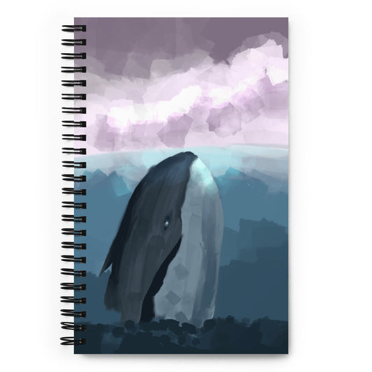 Whale Spiral notebook