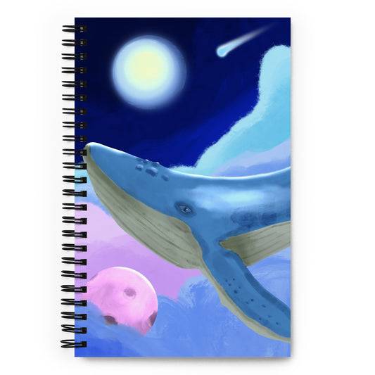 Whale Spiral notebook