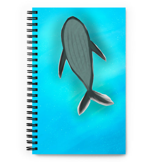 Whale Spiral notebook