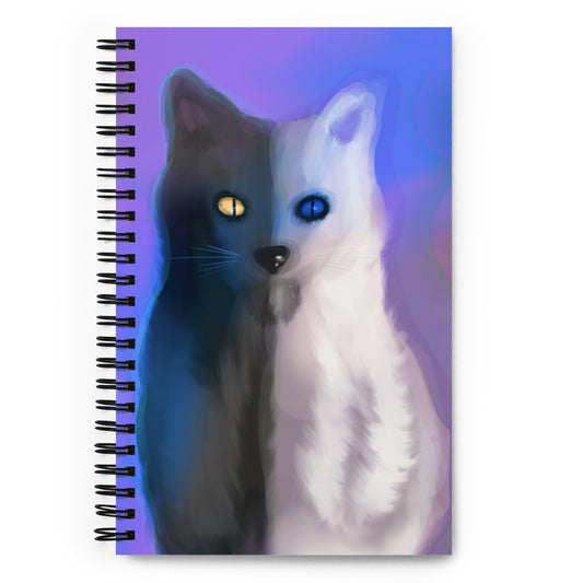 Cat Spiral notebook